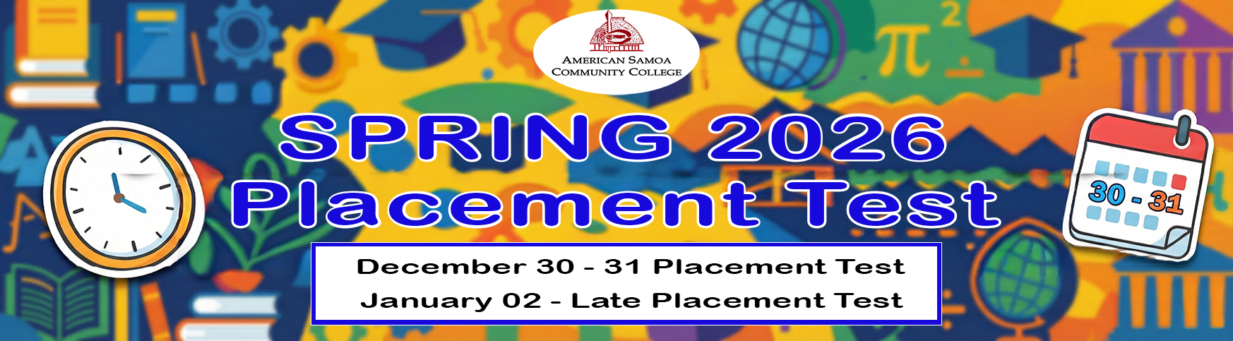 Spring 2026 Placement Test